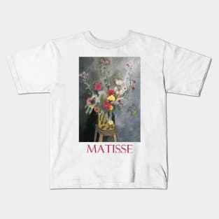 Bouquet of Mixed Flowers (1916) by Henri Matisse Kids T-Shirt